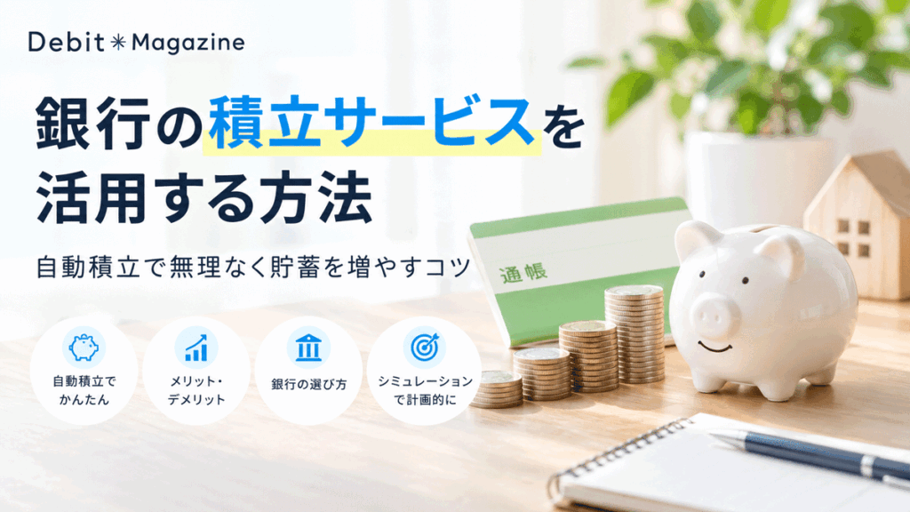 銀行の積立サービスを活用する方法