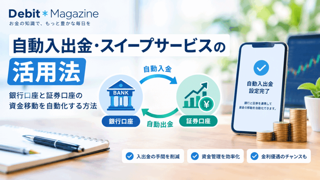 自動入出金・スイープサービスの活用法