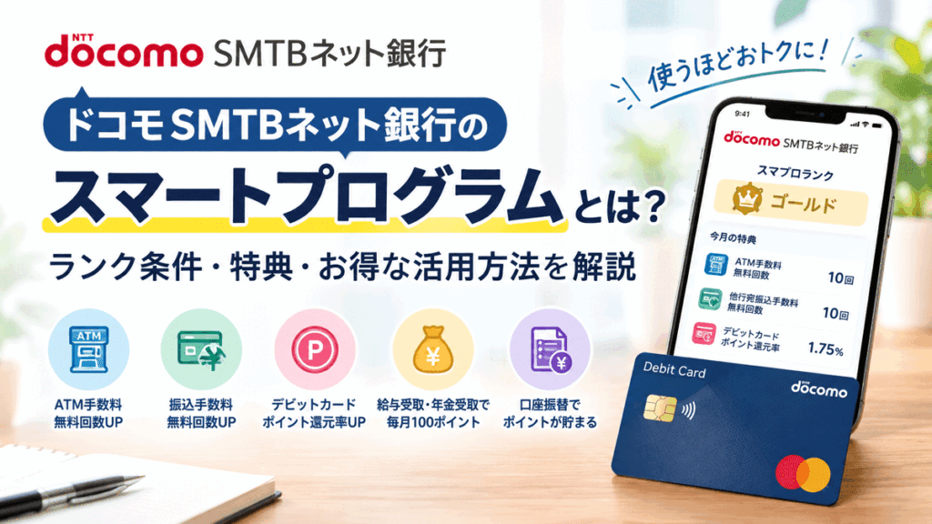ドコモSMTBネット銀行のスマートプログラムとは？