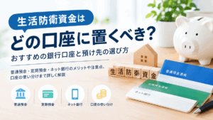 生活防衛資金はどの口座に置くべき？
