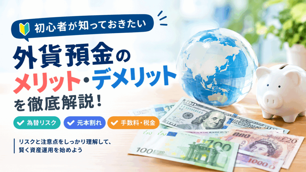 外貨預金のメリット・デメリットを徹底解説
