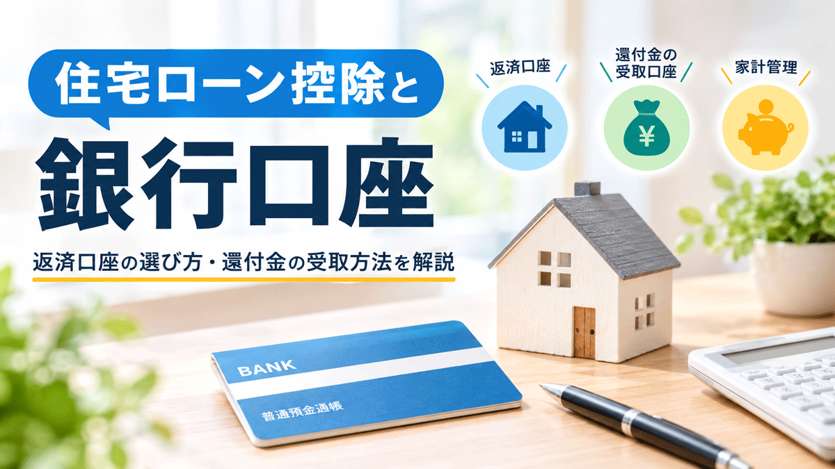 住宅ローン控除と銀行口座