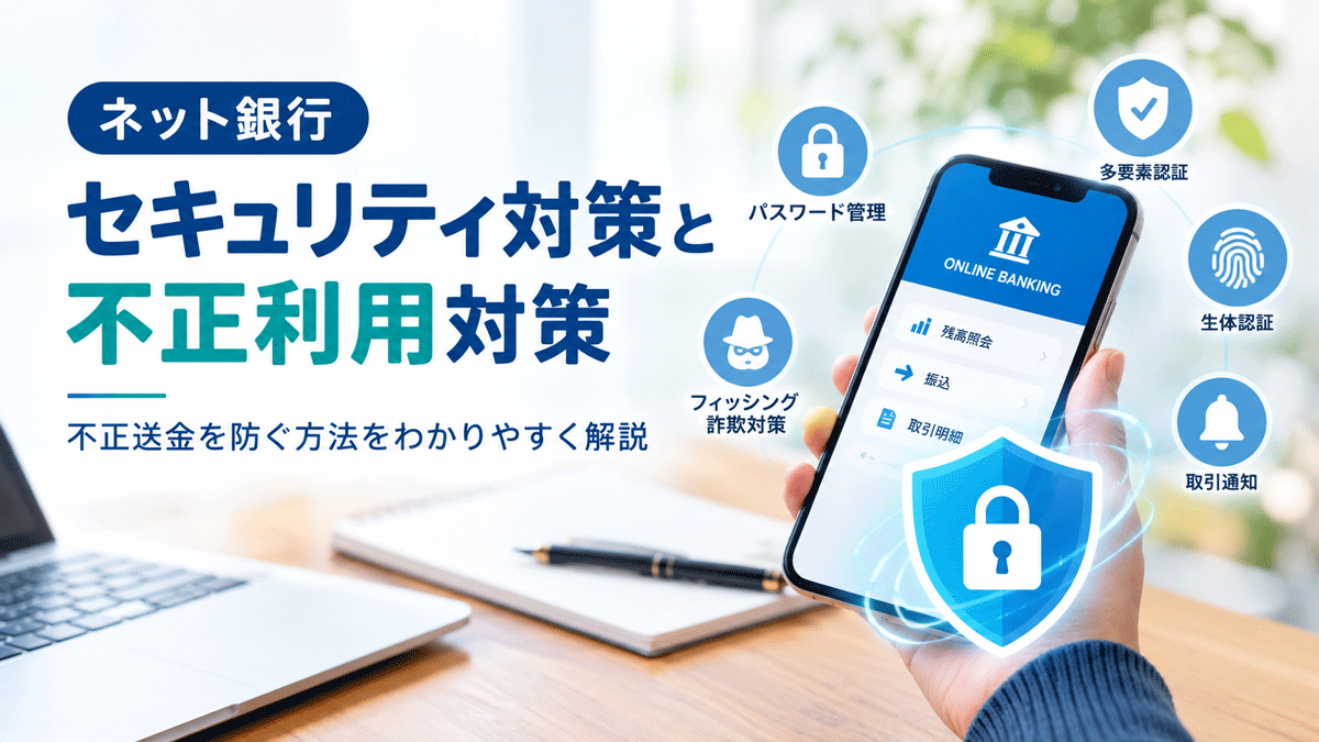 ネット銀行のセキュリティ対策と不正利用対策
