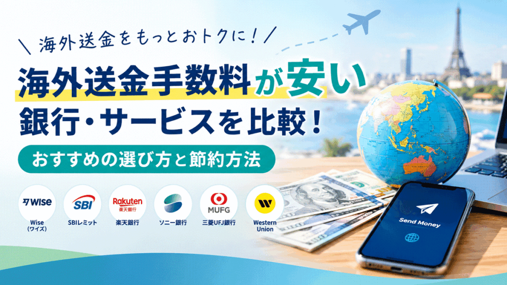 海外送金手数料が安い銀行・サービスを比較