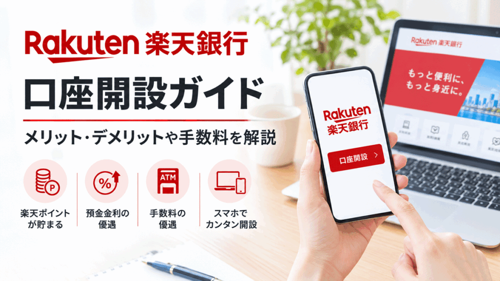 楽天銀行の口座開設ガイド