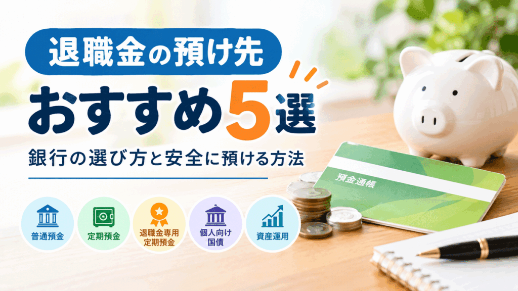 退職金の預け先おすすめ