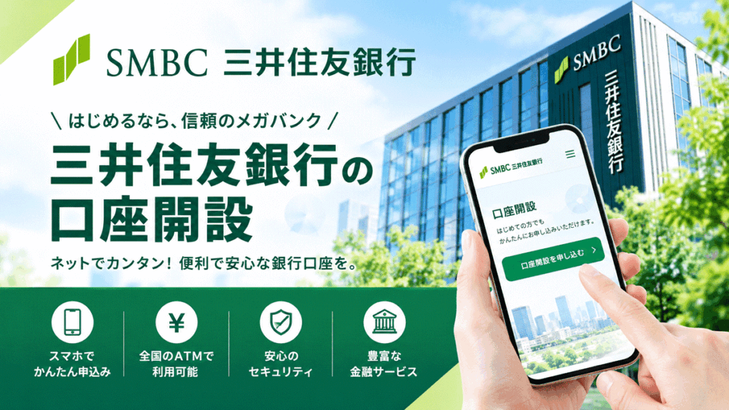 三井住友銀行の口座開設ガイド